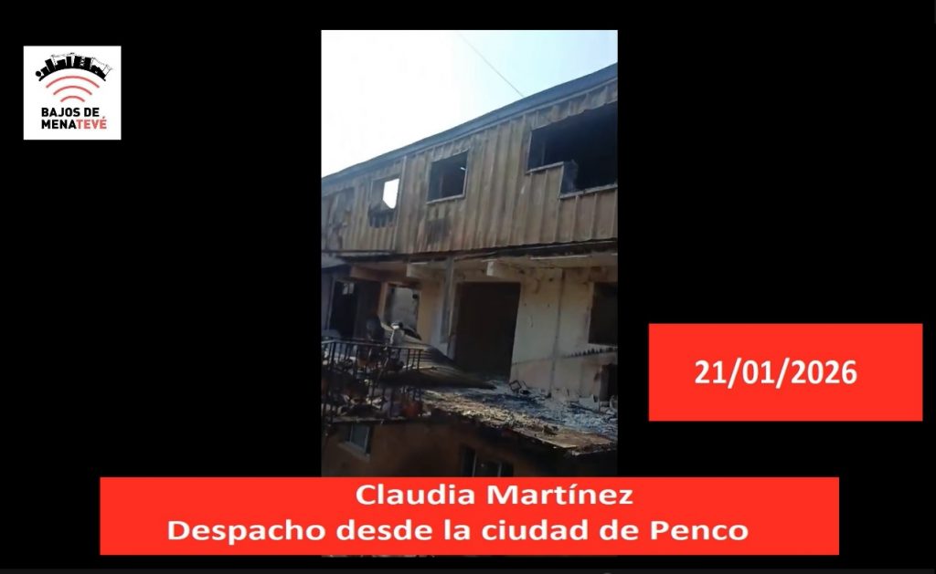 Claudia desde la ciudad de Penco